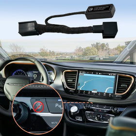 StopDefy dashboard indicator lit red showing confirmed start-stop disabled benefit