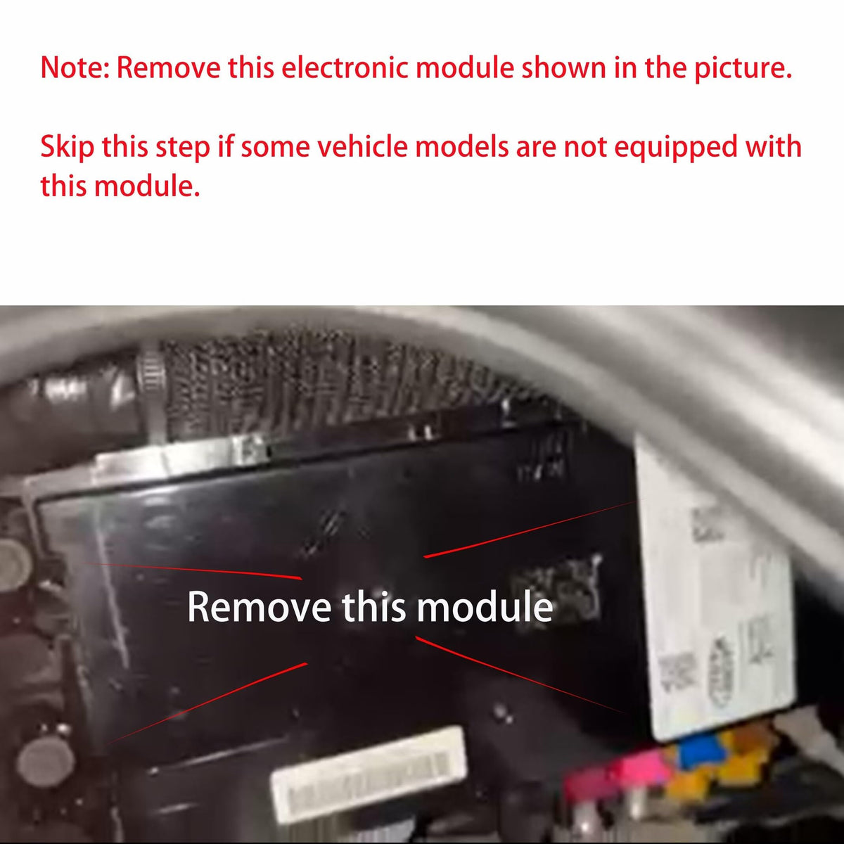 StopDefy installed behind central panel demonstrating tidy integration benefit