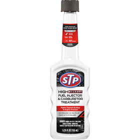 STP bottle front packaging showing product name and benefits