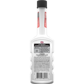 STP bottle next to ruler showing compact 5.25 ounce size