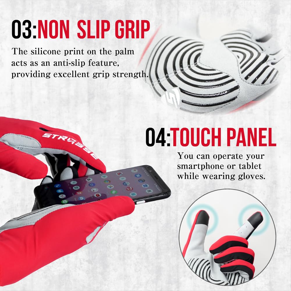 ＳＴＲＡＳＳＥ back-of-hand stretch fabric delivering flexible comfortable fit