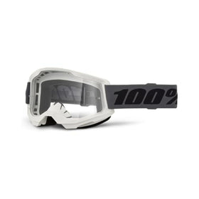 STRATA 2 Goggle Grey close-up of clear lens highlighting anti-fog clarity benefit