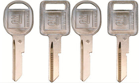 Strattec close-up of key blank gates and nickel silver finish, precise cutting benefit