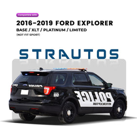 STRAUTOS tail light backside showing connector for plug-and-play convenience