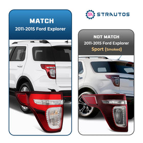 STRAUTOS tail light held in hand to show scale and easy handling