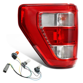 STRAUTOS left driver tail light front view showing precise fit and OEM styling