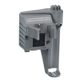 Streamlight piggyback charger front view showing compact design and fast readiness