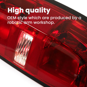 STRECOS tail light rear housing and wiring harness showing easy plug-in benefit