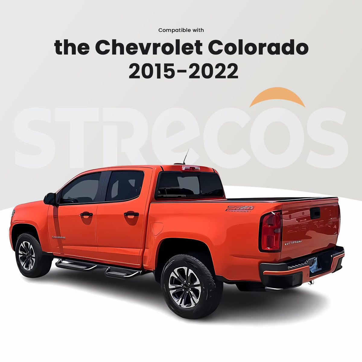 STRECOS tail light installed on a Chevrolet Colorado demonstrating factory fit