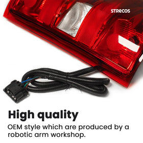 STRECOS close-up of polycarbonate lens showing clarity and impact protection