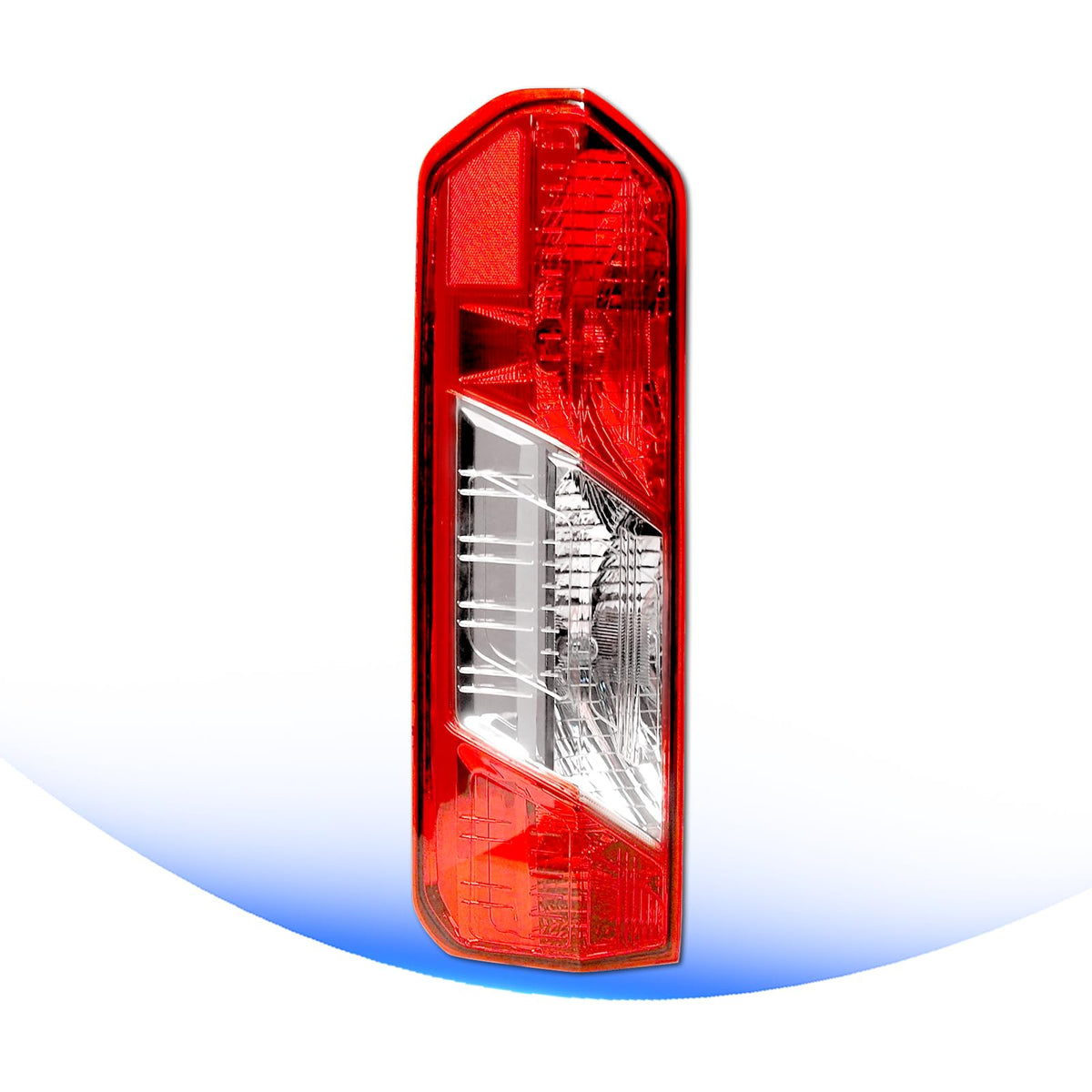 STRECOS left tail light front view showing clear lens and improved visibility