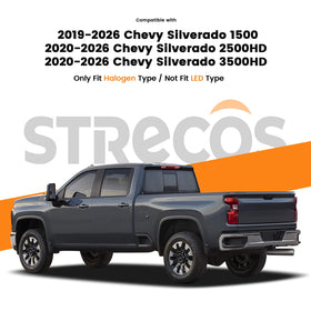 STRECOS tail light beside ruler showing dimensions for proper scaling