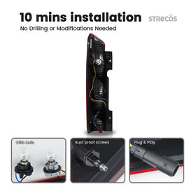 STRECOS weather seal and mounting points highlighting secure, watertight fit