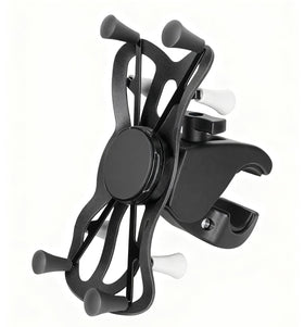 Strg front view on handlebar showing secure fit and quick install