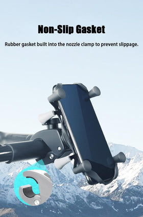 Strg mounted on electric scooter demonstrating easy access and safety