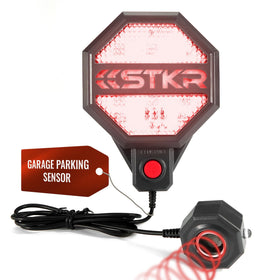 Striker front view showing compact parking sensor and LED display for accurate stops