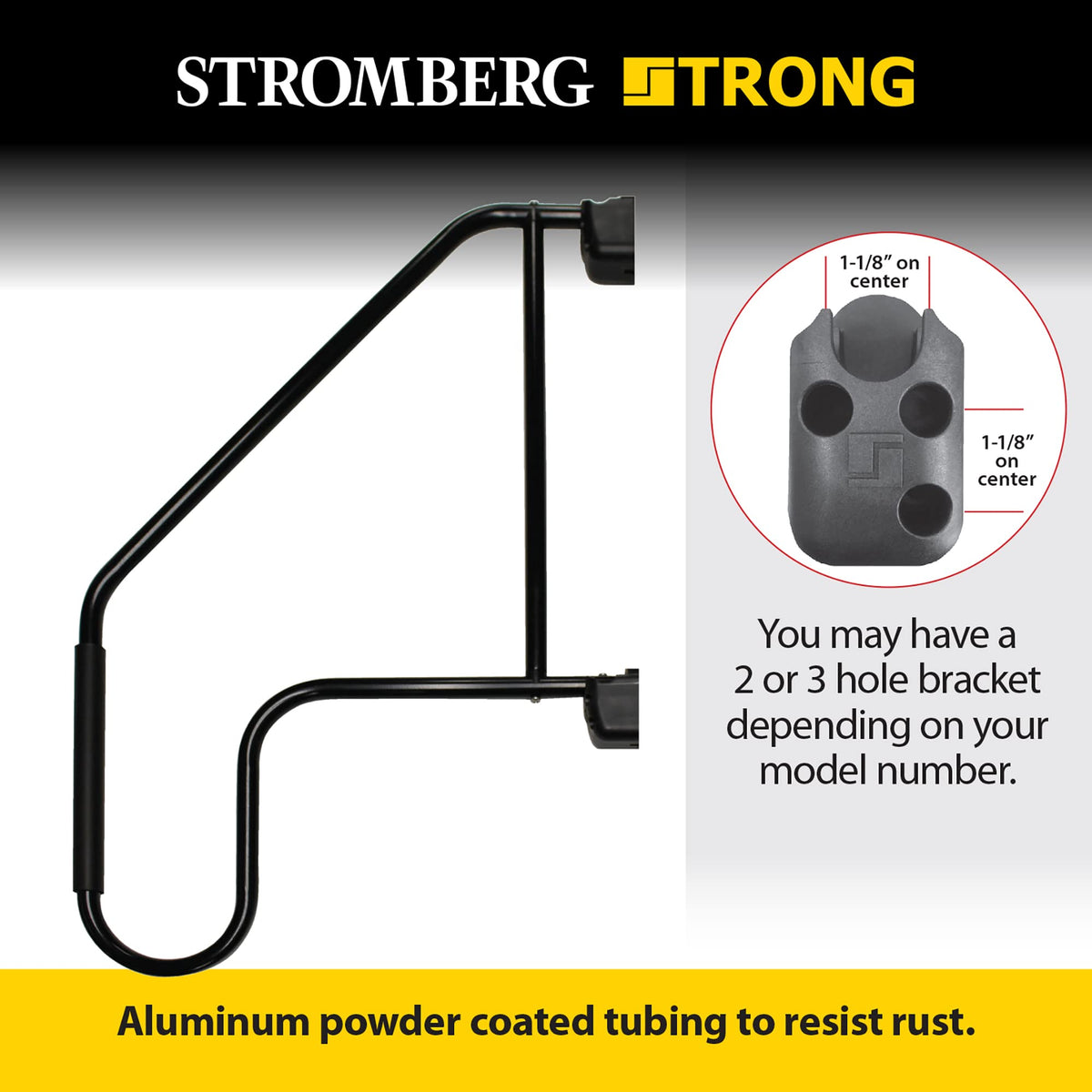 Stromberg Carlson AM-533 mounting bracket and hardware demonstrating easy retrofit fit