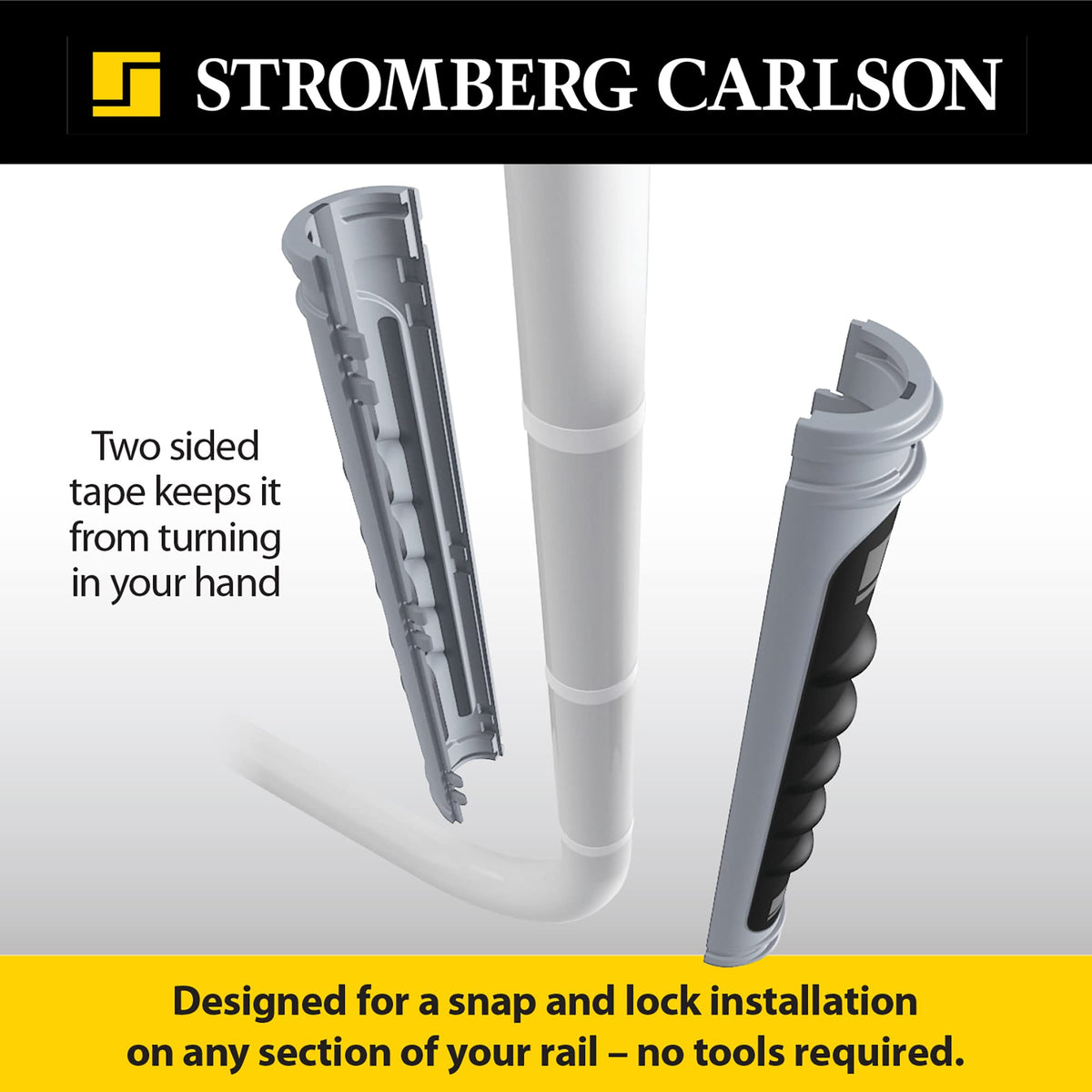 Stromberg Carlson AM-01 installed on RV rail demonstrating safer, easier entry