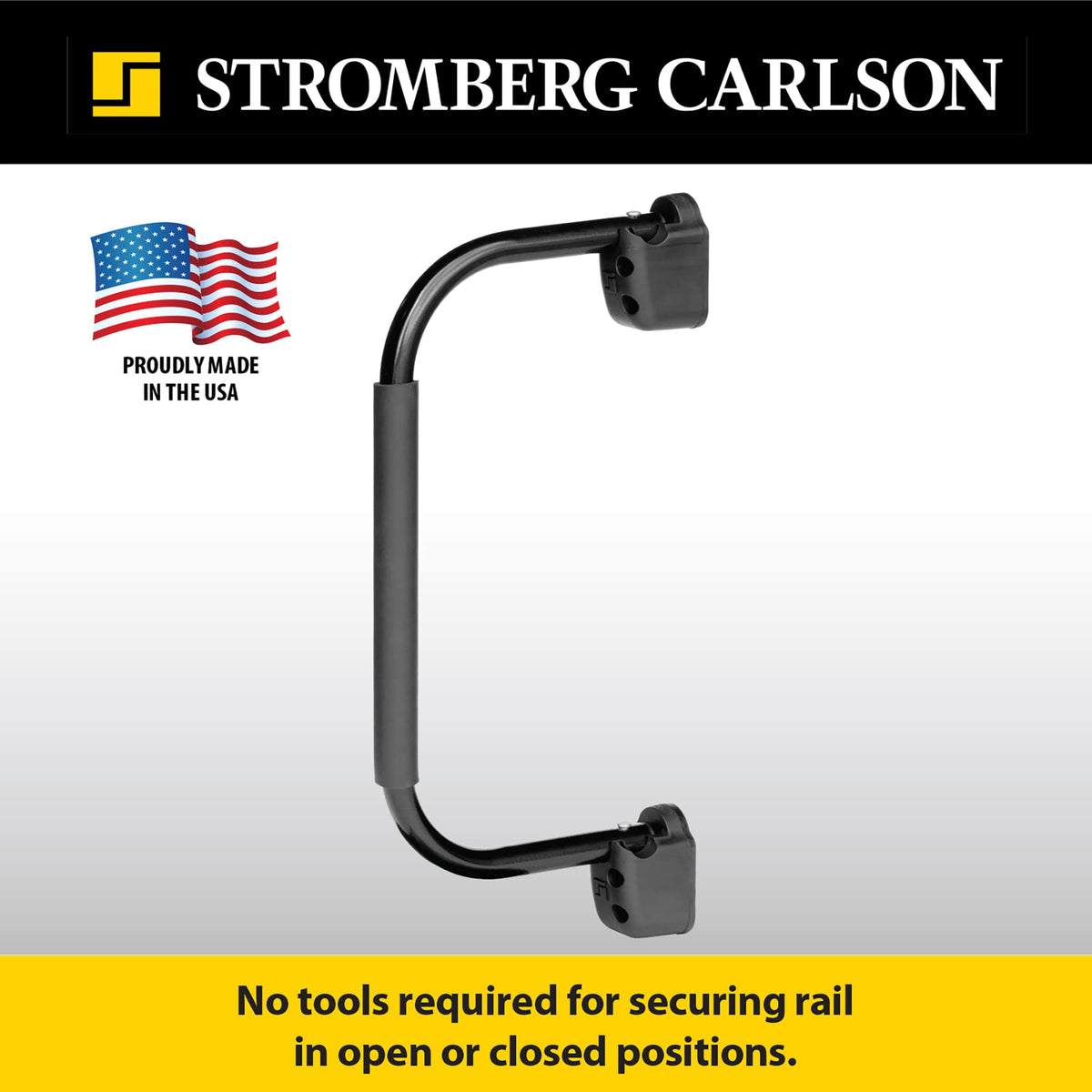 Stromberg Carlson extended in use by step providing stable hand support