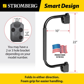 Stromberg Carlson foam grip closeup offering comfortable slip-resistant hold