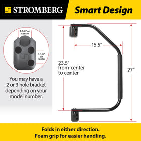 Stromberg Carlson close-up of foam grip highlighting comfortable secure hold benefit