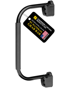 Stromberg Carlson front-mounted rail showing neat exterior fit and improved entry safety