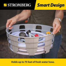 Stromberg Carlson HC-75 close-up of textured weather-resistant plastic, durable protection benefit