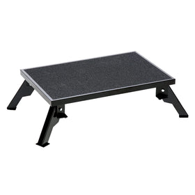 Stromberg Carlson front view of platform step showing wide stable surface and benefit of secure footing