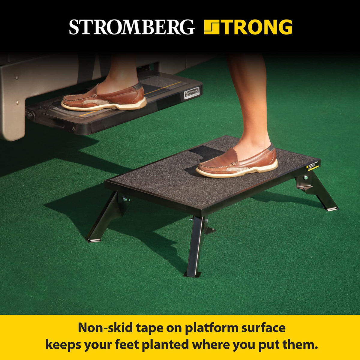 Stromberg Carlson steel square foot plate detail providing strong contact and stability