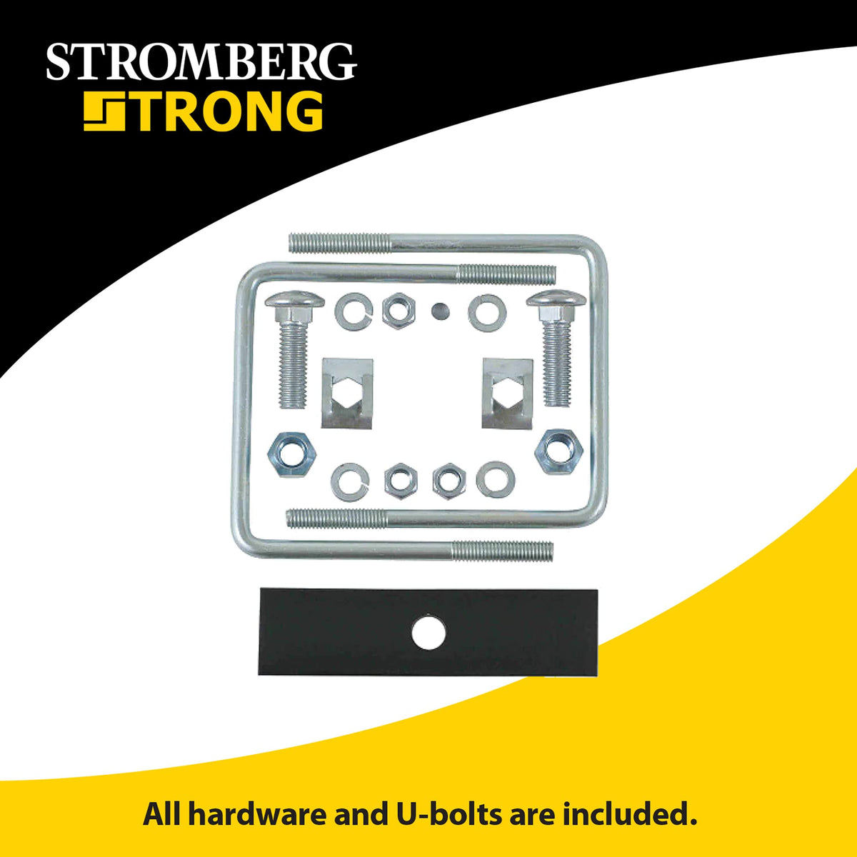Stromberg Carlson TR-1 installation hardware laid out showing included bolts and simple assembly