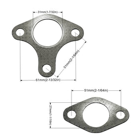 Strongthium carburetor and intake gaskets demonstrating correct sealing