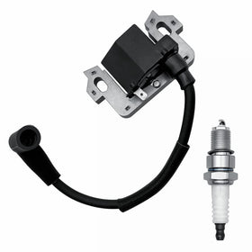 Strongthium front view of ignition coil and F6TC plug showing complete kit and fit