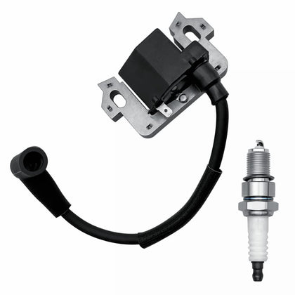 Strongthium front view of ignition coil and F6TC plug showing complete kit and fit
