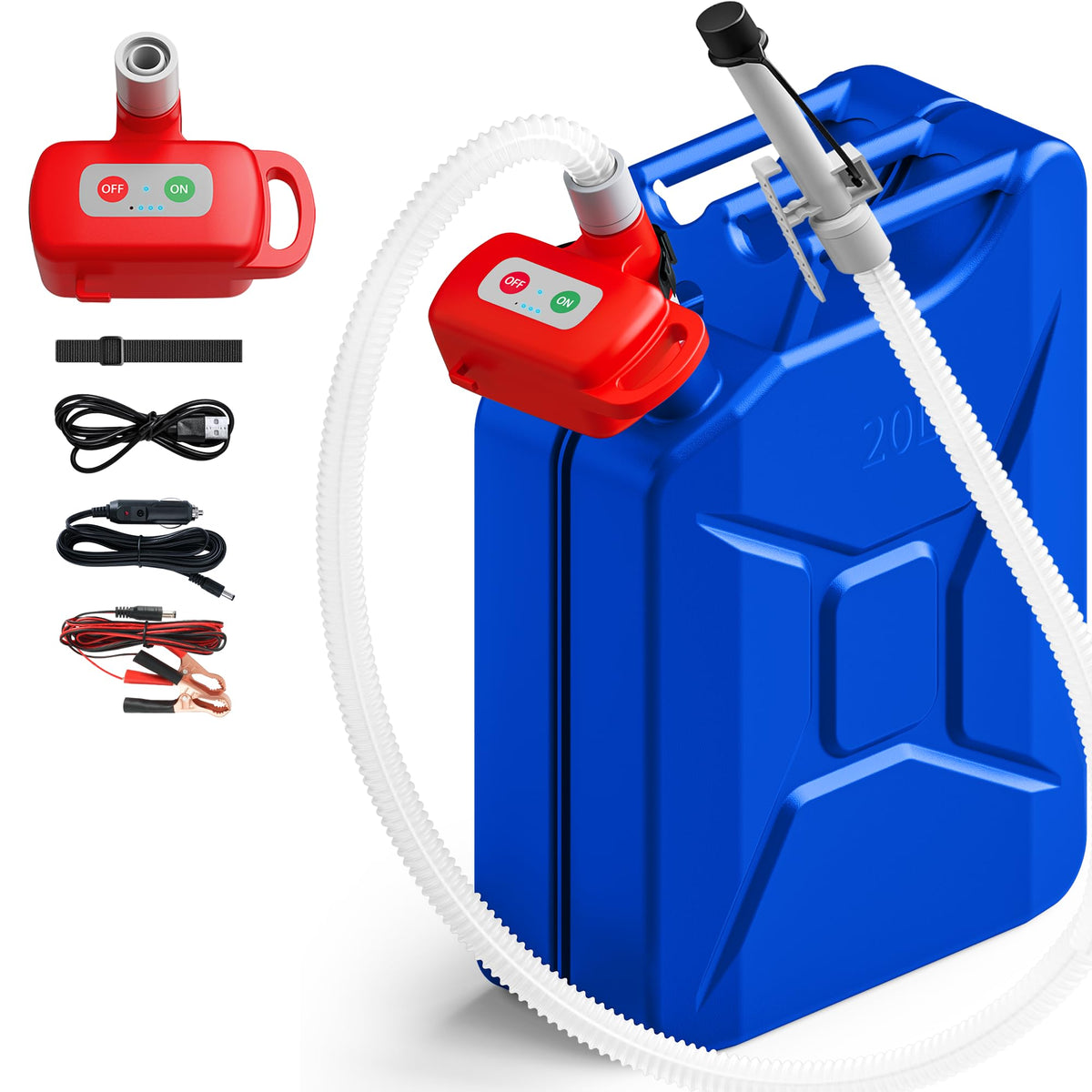 STRONIX pump front view showing compact design and controls for quick setup