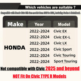 Sts.Ev01 installed on Civic sedan demonstrating cohesive integration