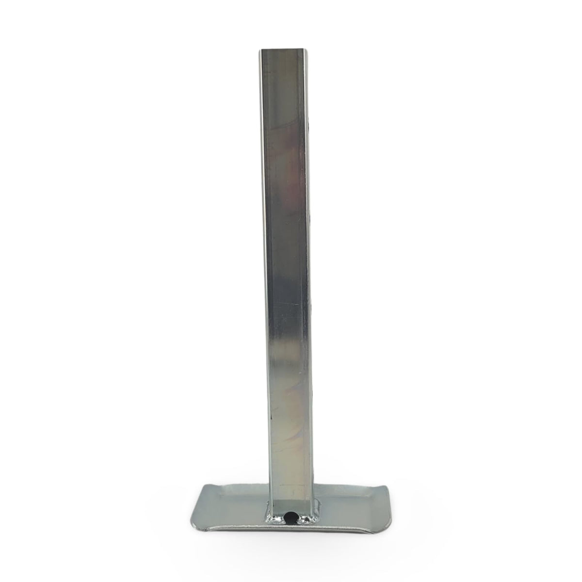 Sturdy Built close-up of zinc coating on drop foot for corrosion resistance