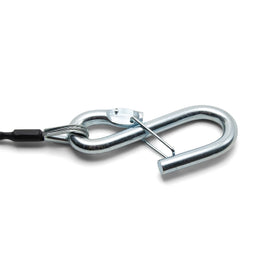 Sturdy Built cable installed on Demco actuator demonstrating correct fit and safety