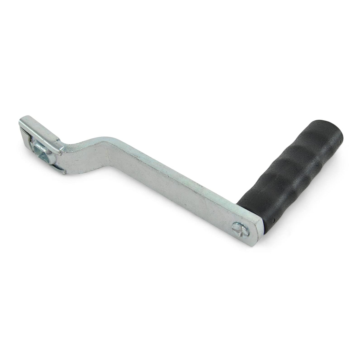 Sturdy Built front view handle showing zinc plated shaft and quick-attack fit for stronger control