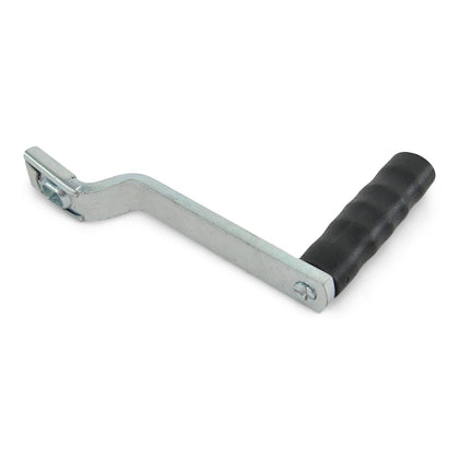 Sturdy Built front view handle showing zinc plated shaft and quick-attack fit for stronger control