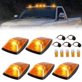 StylinPro front view of five-piece cab lights showing fit and finish benefits
