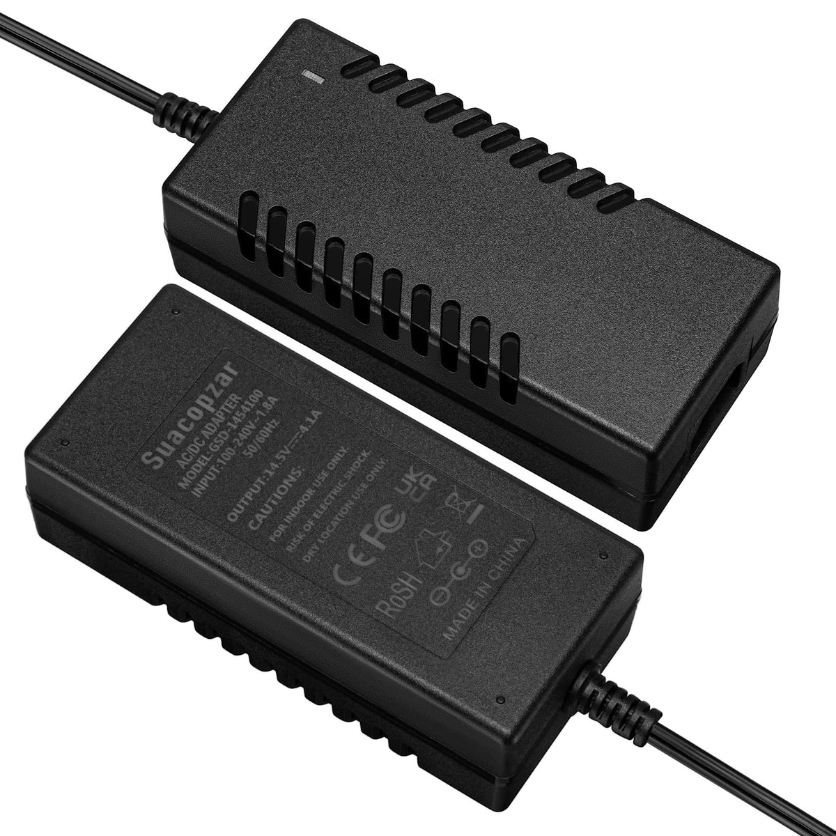 Suacopzar adapter cable length with plug highlighting 1.7m flexibility benefit
