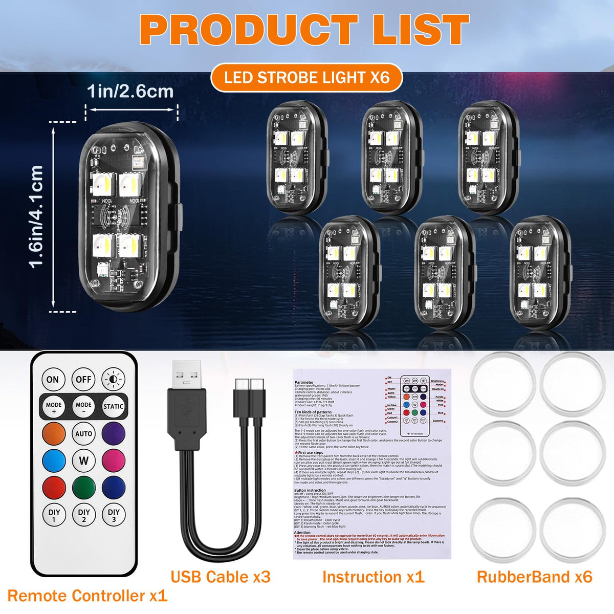 Suacopzar included mounting hardware and Type-C cables for fast setup