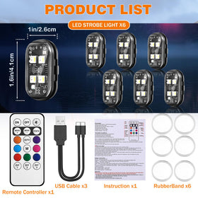 Suacopzar included mounting hardware and Type-C cables for fast setup