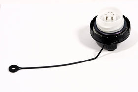 Subaru fuel cap close-up of threads and seal demonstrating reliable leak-free seal