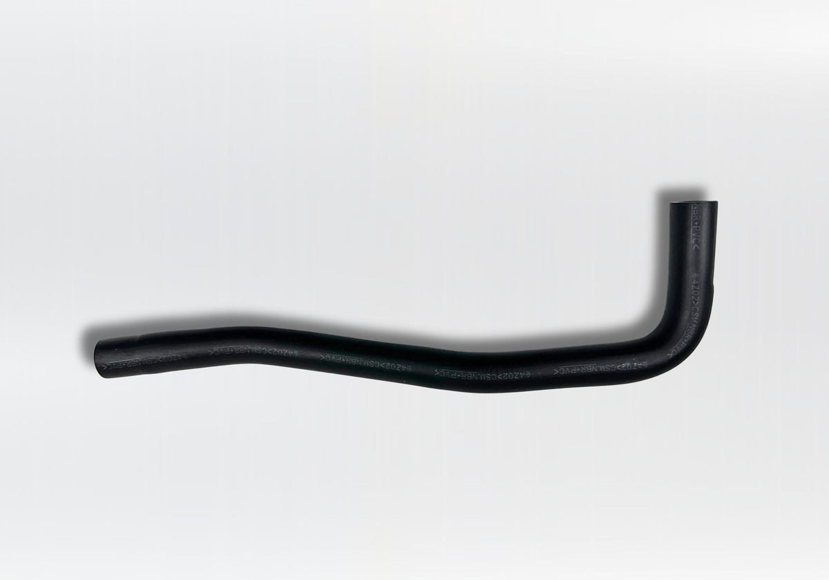 Subaru hose installed in engine bay demonstrating correct routing benefit