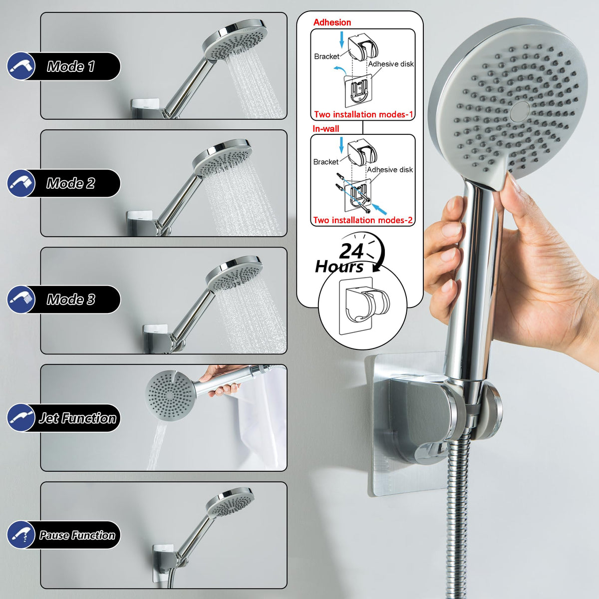 SUBEIXI 59-inch flexible hose for extended reach and convenience