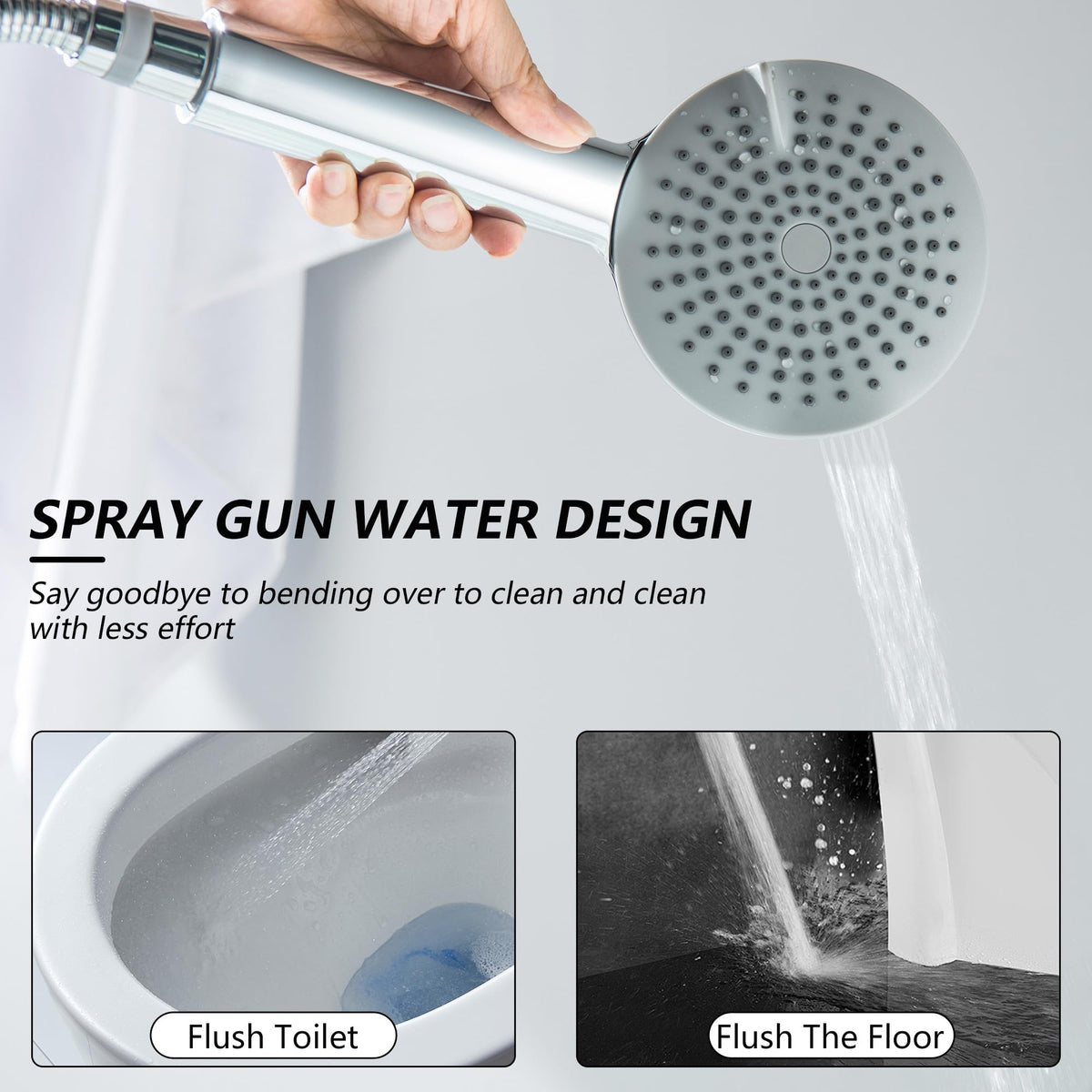 SUBEIXI diverter close-up enabling smooth faucet-to-handheld switch
