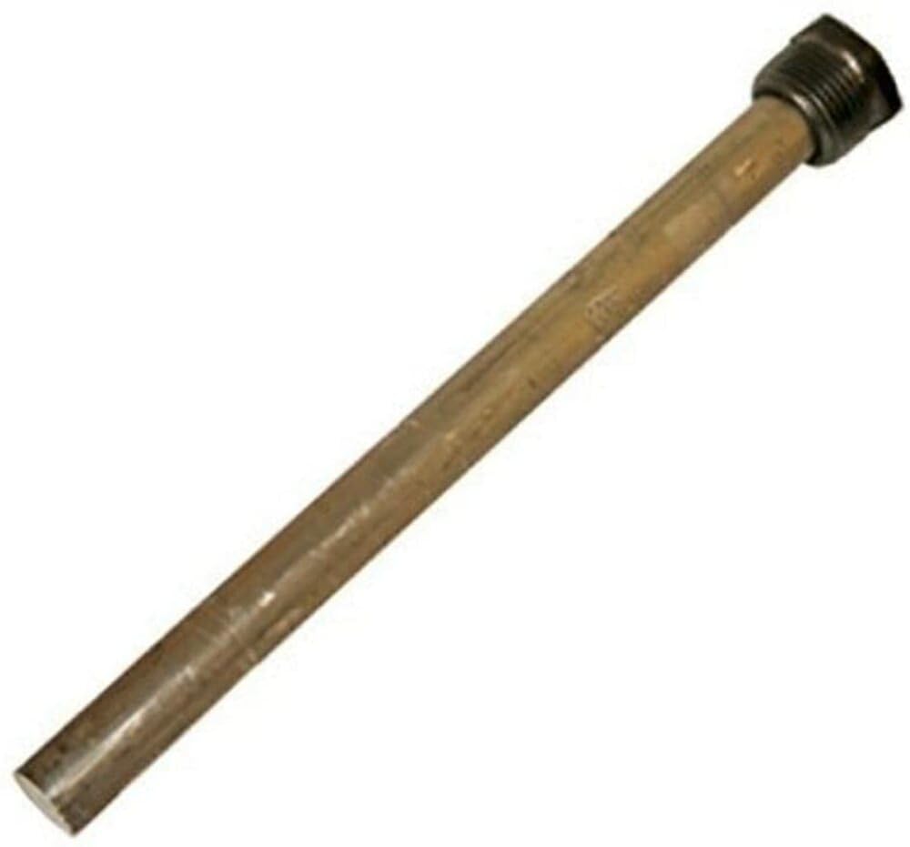 Suburban anode rod front view showing full 9-inch length and fit benefit