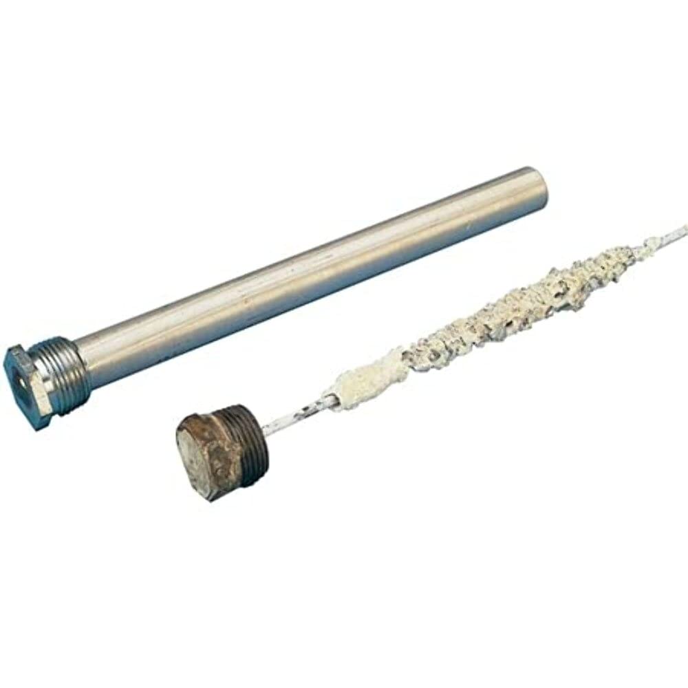 Suburban anode rod installed inside RV water heater protecting tank