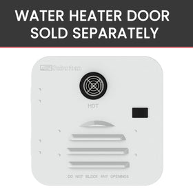 Suburban ST-60 digital control close-up showing precise temperature settings